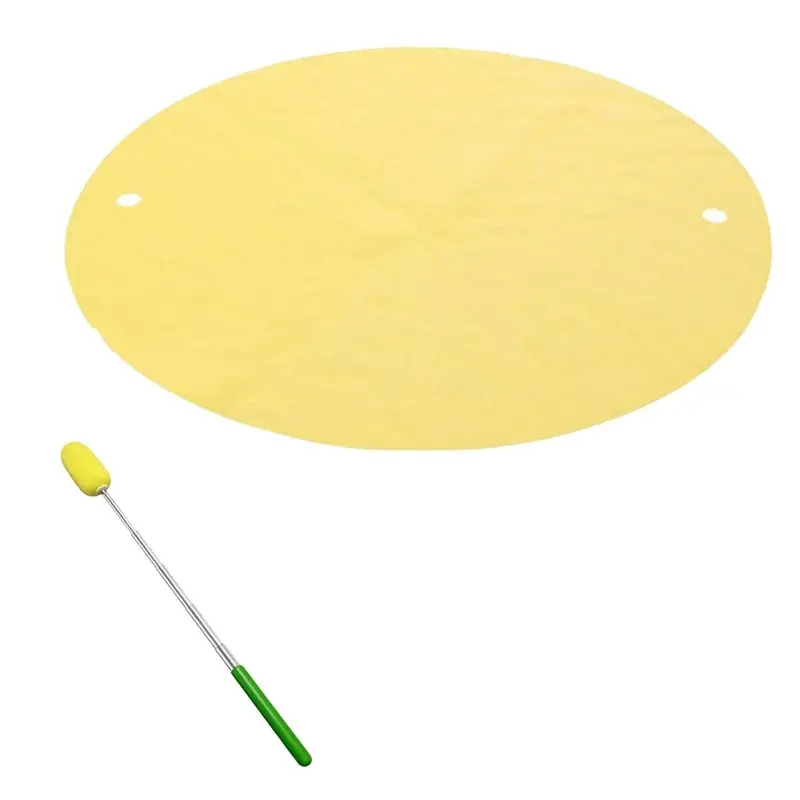 B23B 12-Inch Round For Pottery Mat Set-Non-Stick Design Included Retractable Clay Roller-Suitable For Pottery Wheel Turntables