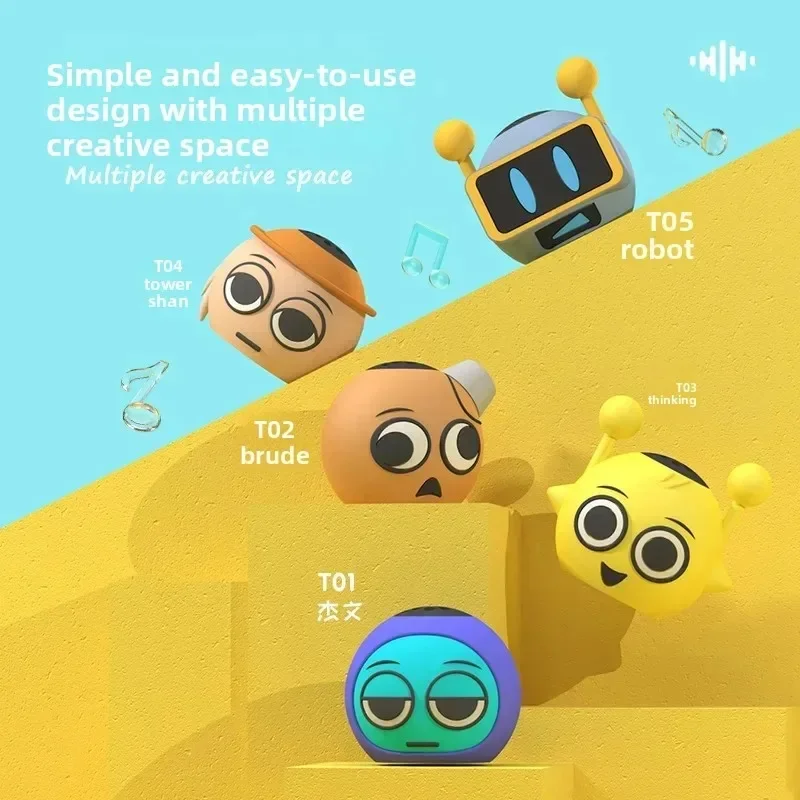 New Sprunki Cartoon Anime Game Speaker Desktop Sound Decorations Expressive Wireless Speaker Soundbox Gift for Boys Girls Kids