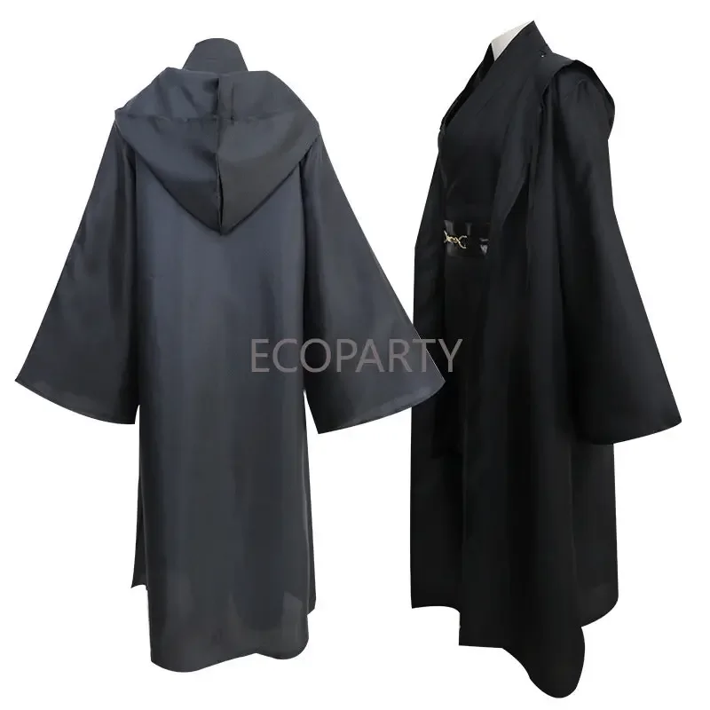 Medieval Clothing Knight Costume Men's Tunic Hooded Robe Cloak Full Set Halloween Cosplay Costume Cloak Set for Carnival trench