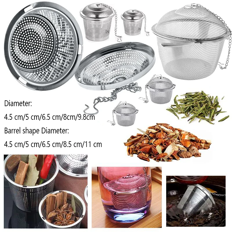 

3/2/1pcs Locking Tea Infuser StainlessS Steel Fine Mesh Strainer for Loose Leaf Tea, Herbal Reusable, Easy Clean