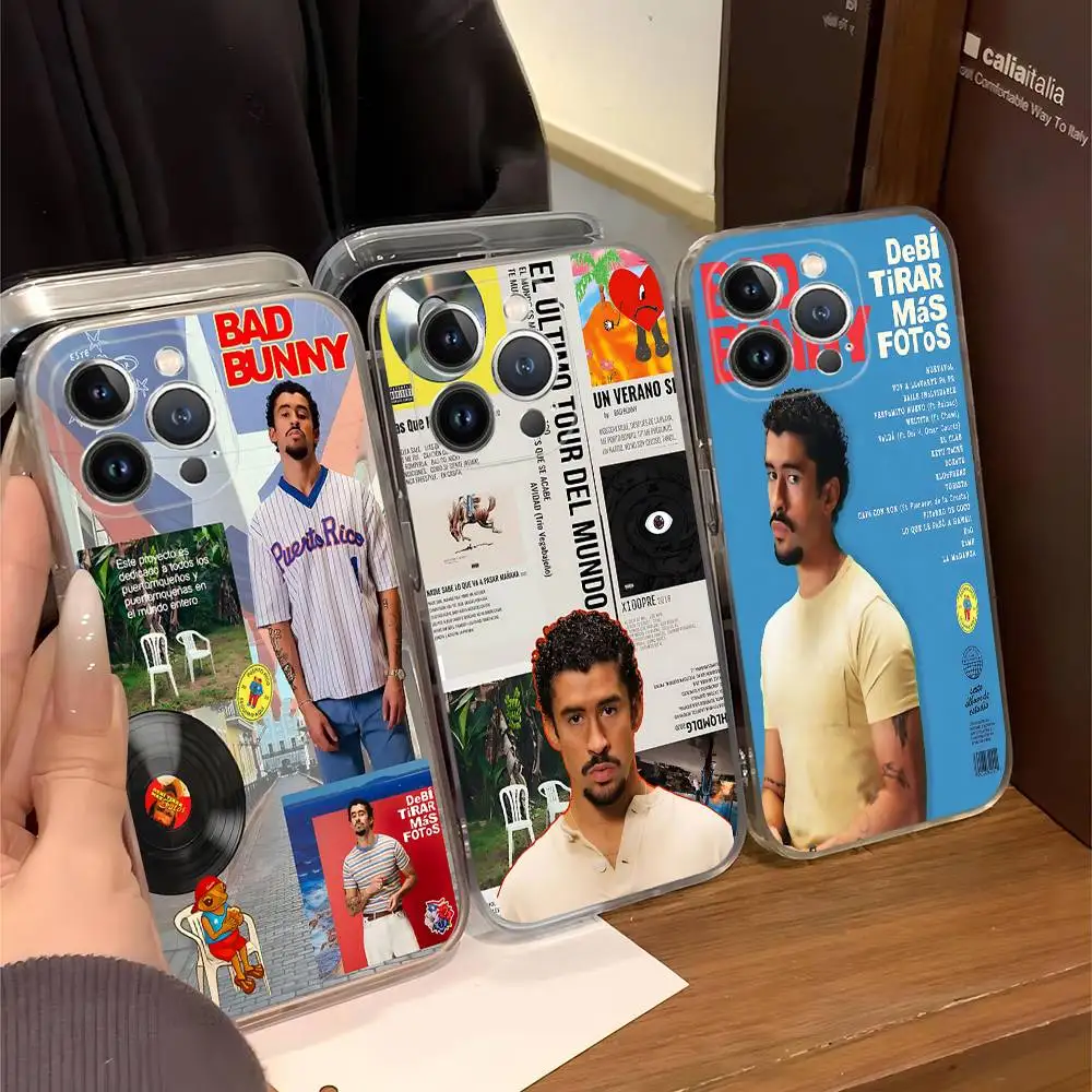 

B-Bad B-Bunny DtMF Phone Case For iPhone 17 16 15 14 11 12 13 Mini Pro XS Max Plus Funda Shell