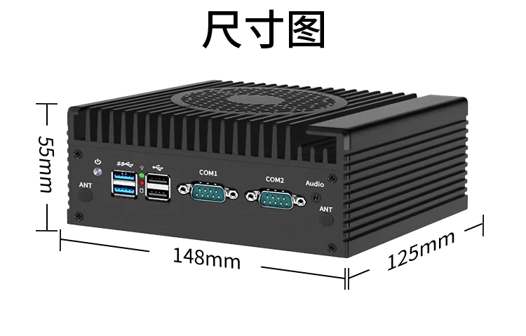 2 * I226 2 * LAN / 4 * LAN كمبيوتر صغير بدون مروحة i3-N305 PfSense جدار الحماية جهاز توجيه ناعم Windows 11 DDR5 NVME SSD OPNsense خادم جدار الحماية