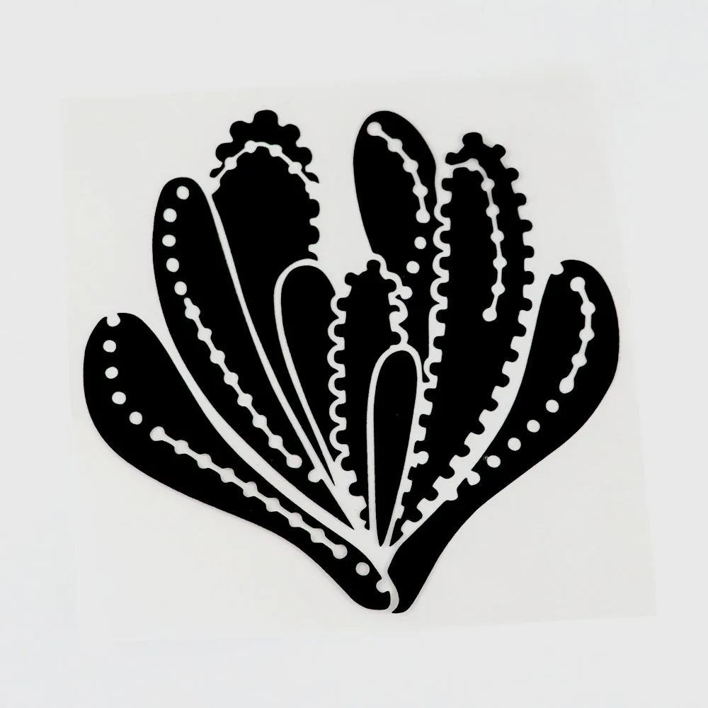 

Black/Silver Fashion Plants Leaf Graphical Vinyl Car Sticker Decal 13.8CM×13.3CM