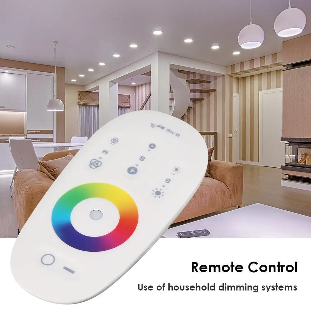 

2.4G LED Strip RGB Touch Screen Controller Wireless RF Remote Control Kits for LED Strip Lamp Attachment Parts