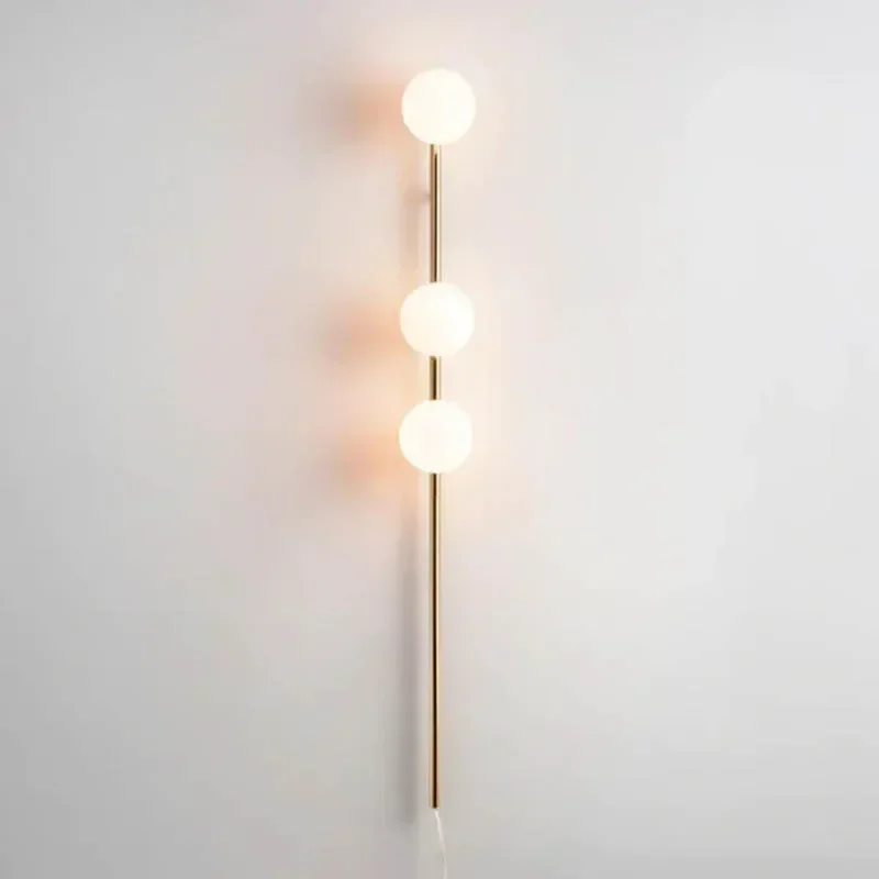 Modern Strip Wall Lamp Living Room Bedroom Bedside Corridor Exhibition Hall Dining Room Glass Lamp Decorative Lighting Fixture