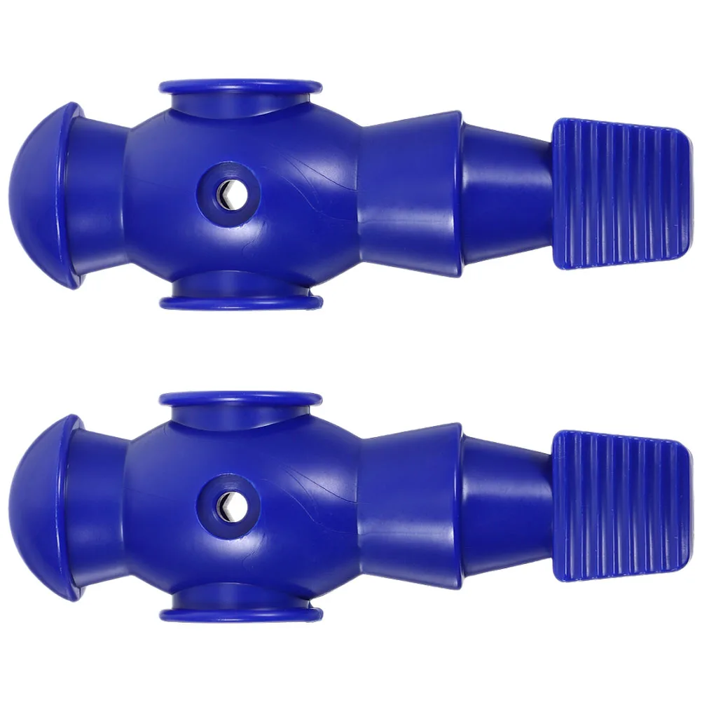 

2 Pcs Foosball Players Replacement Parts for Table Soccer Game Red Gameplay Durable Design Family Entertainment