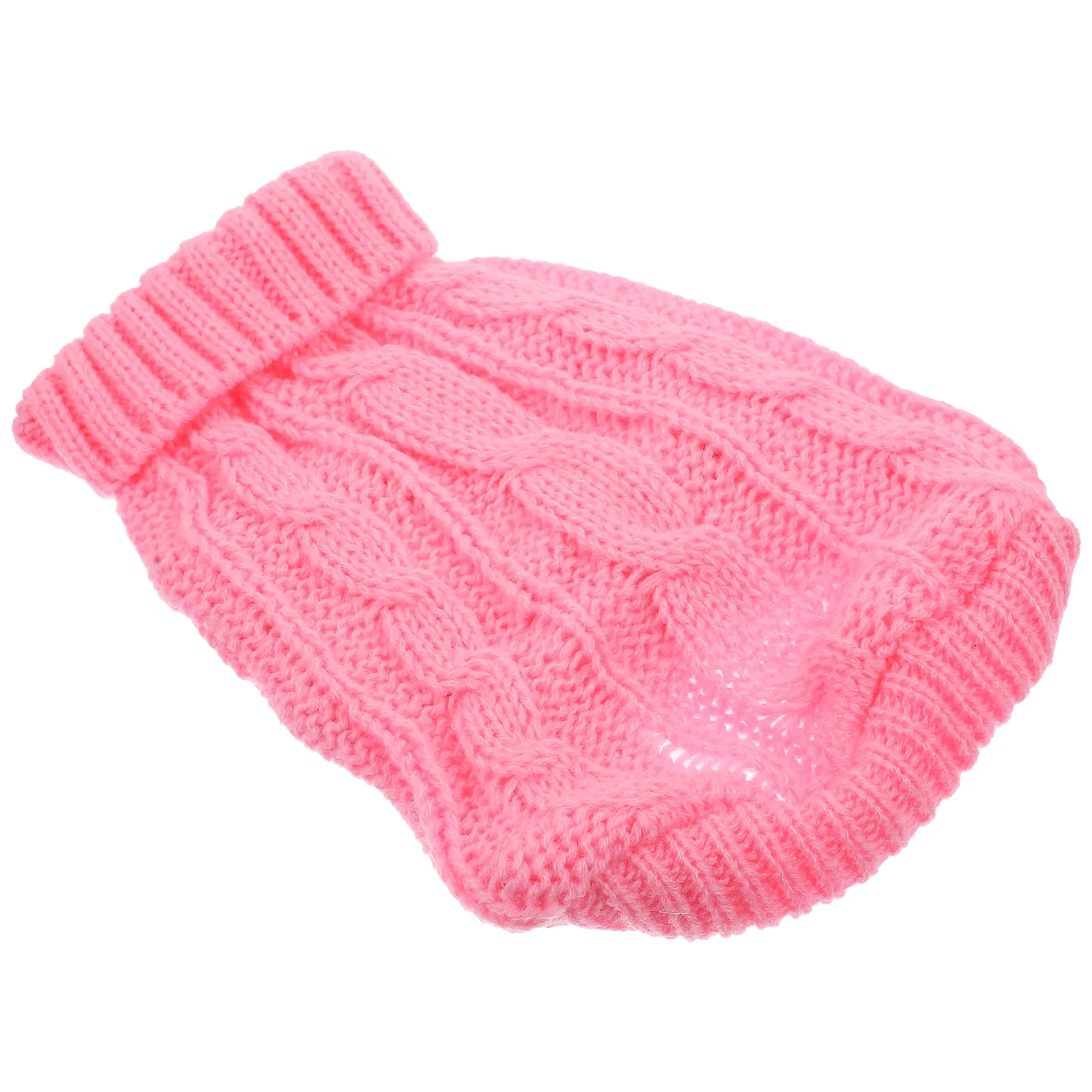 

Puppy Sweater Thickened Warm Clothes Turtle Neck Small Dog Yarn Knitted Pullover Winter Breathable Pet Apparel