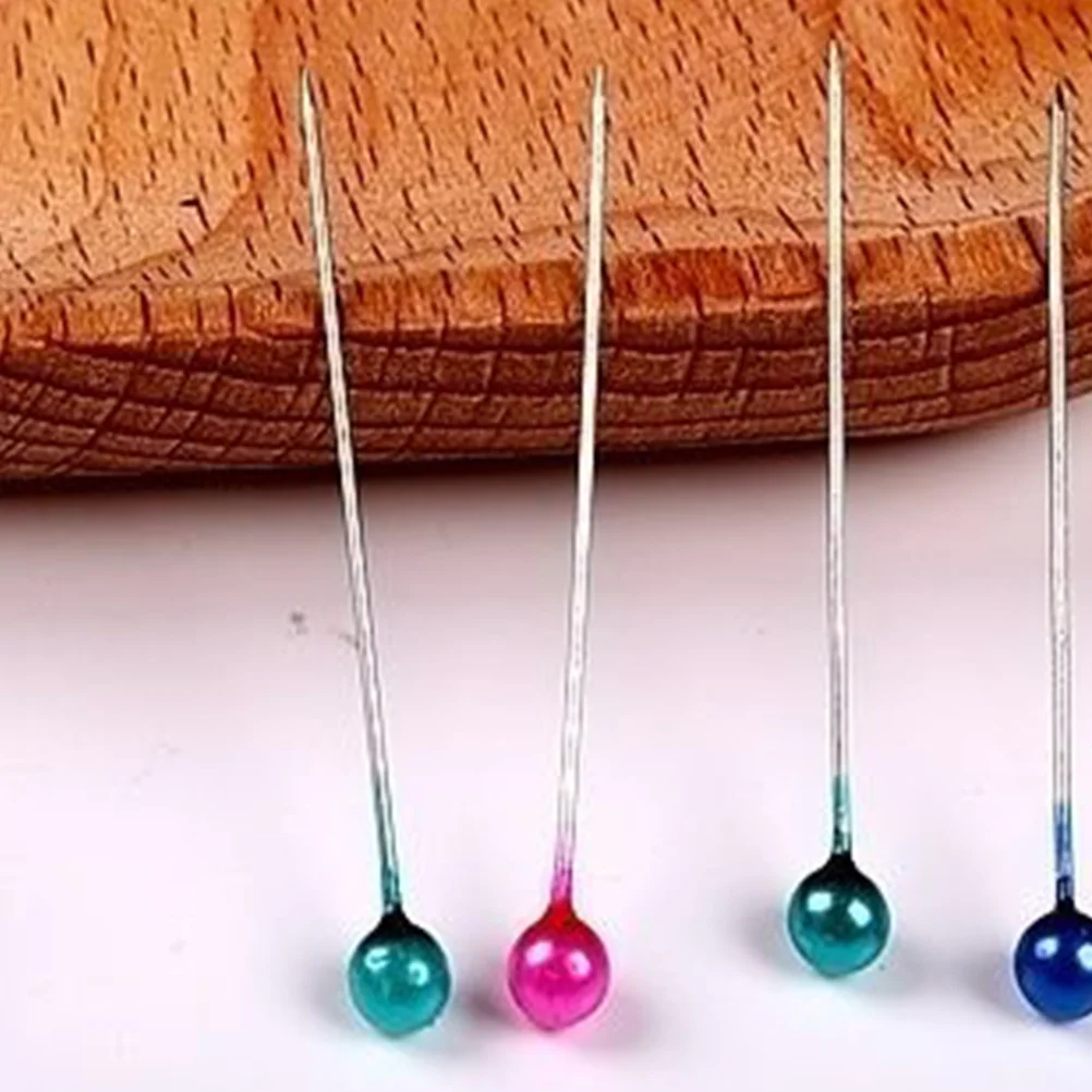

40Pcs Durable Multicolor Plastic Head Sewing Pins for Craft Knitting Hat Shoe Bag Needle Accessories Sewing Pins