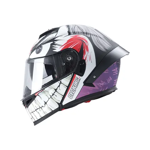 ECE DOT 안전 및 품질 인증 플립 업 헬멧 풀 페이스 오토바이 헬멧 모듈러 라이딩 듀얼 렌즈 오픈 헬멧