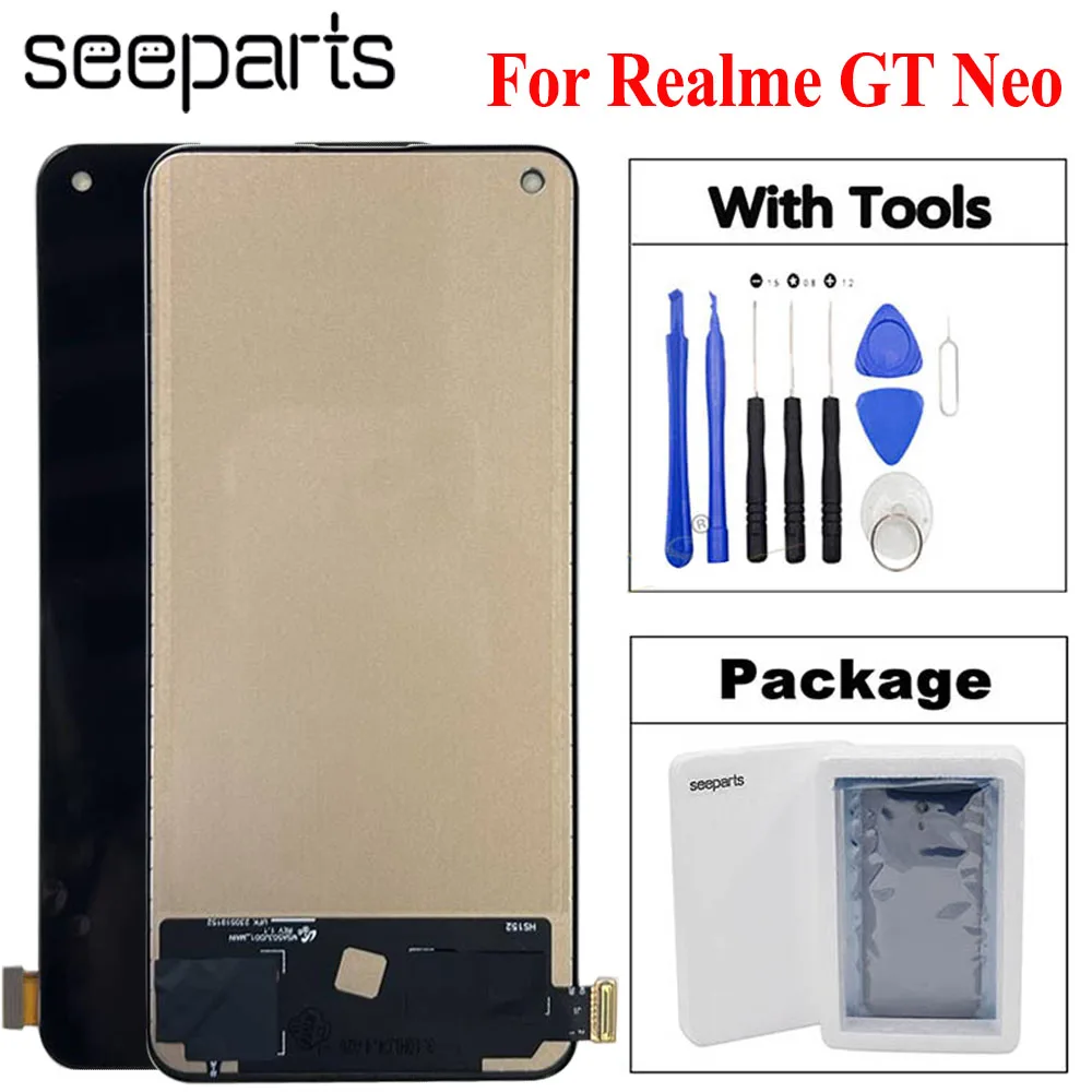 

TFT Tested For OPPO Realme GT Neo Lcd Realme GT Master Display Touch Screen Digitizer Assembly For Realme x50 pro LCD Screen