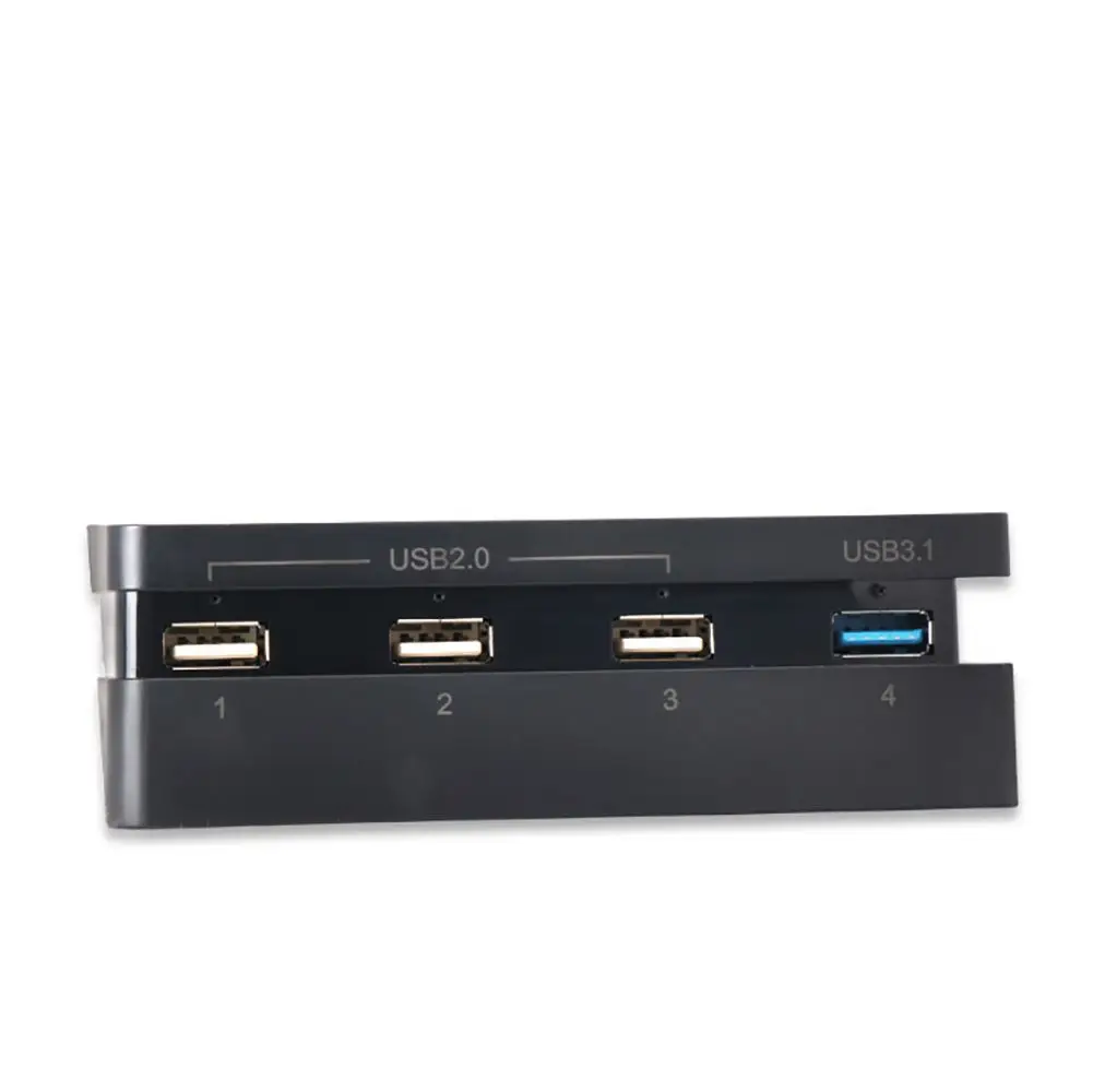 

4 Port USB Hub for PS4 Slim USB 3.0 2.0 Adapter Accessories Expansion Hub