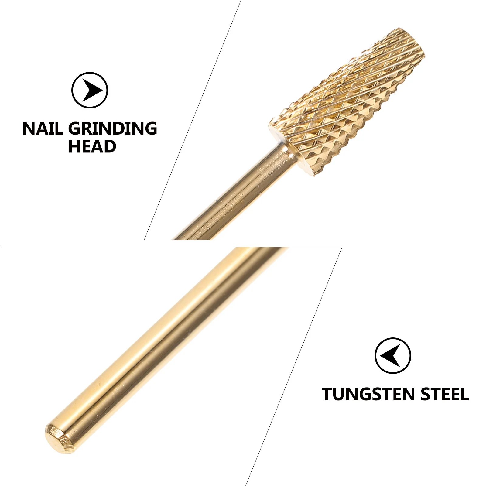 Testine abrasive per manicure Forniture premium per nail art per strumenti di bellezza per unghie Rimuovi la pelle morta e le unghie polacche con portatile