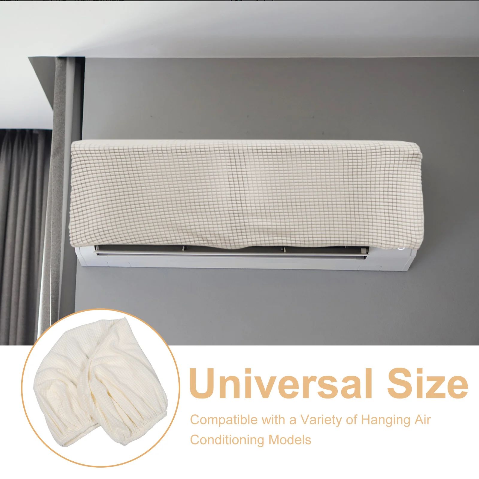 ฝาครอบเครื่องปรับอากาศแบบแยกส่วนสำหรับใช้ภายในอาคาร ป้องกันและระบายความร้อน เหมาะสำหรับสำนักงานและบ้าน