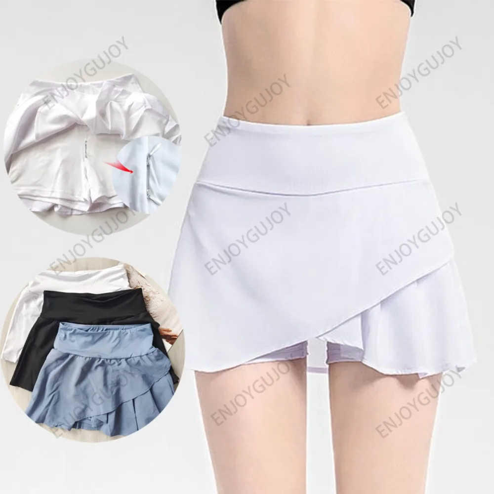 

Invisible Open Crotch Short Skirt, Outdoor Sex Sports, Badminton, Tennis, Fitness, Yoga, Running, Quick Dry, High Fanny Pack H