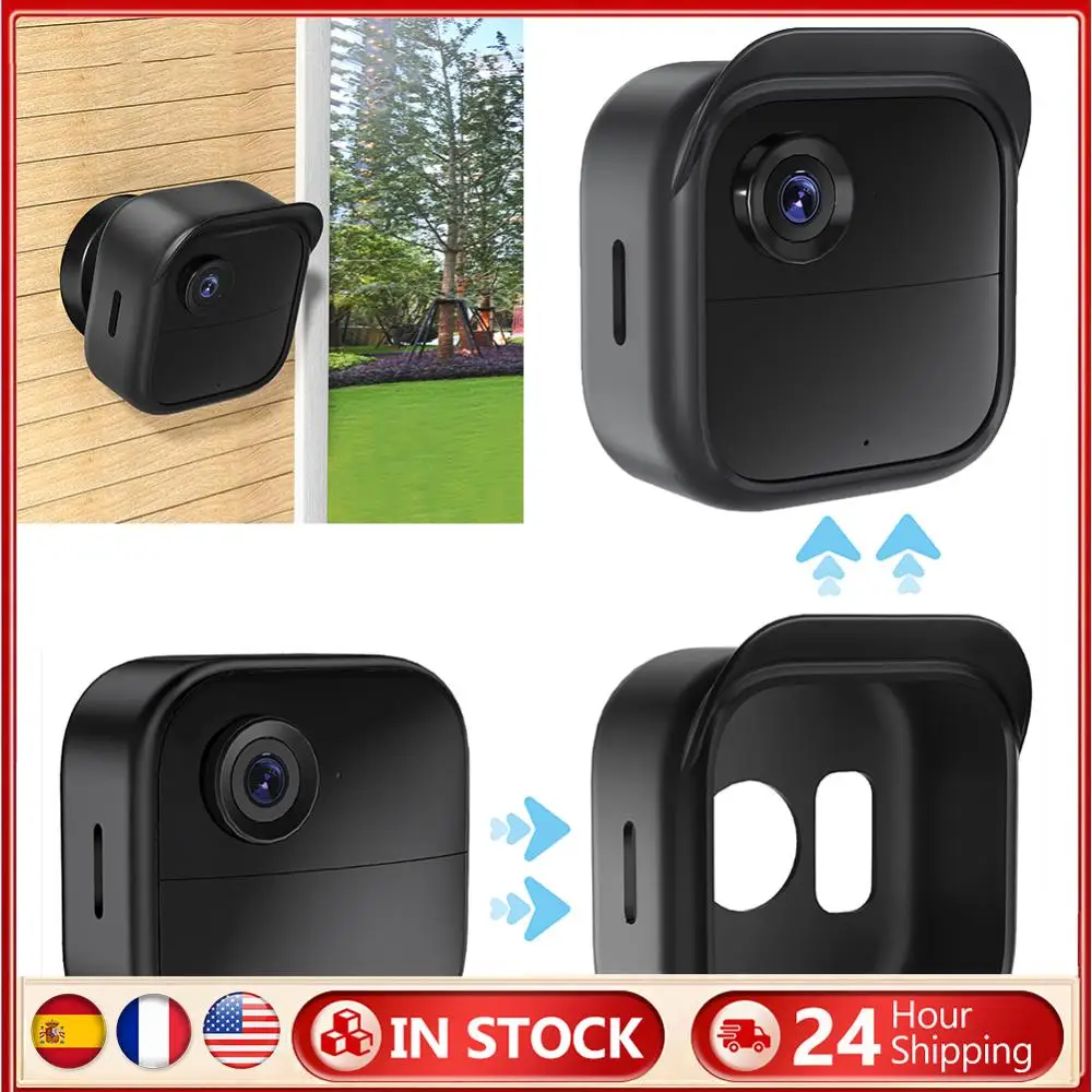 

Silicone Case Cover Weatherproof Silicone Protective Case with Hat Brim Camera Cover Against UV for Blink Outdoor 4 (4th Gen)