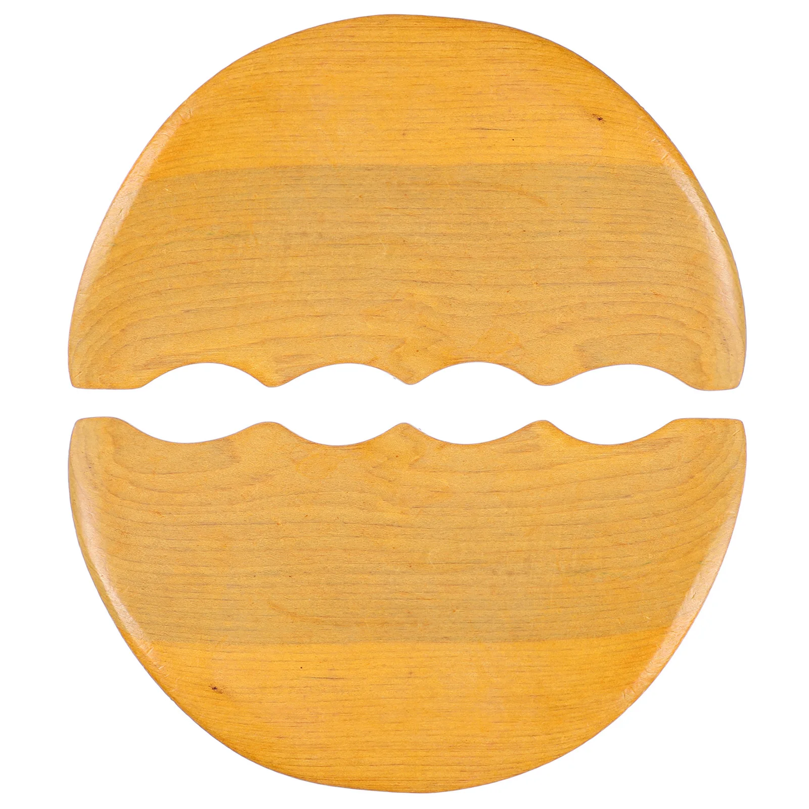 

2Pcs Gua Sha Wood Massage Boards Light Brown Easy Hold Scraping Plates Body Care Tool Wood Scraping Plate Massaging Board