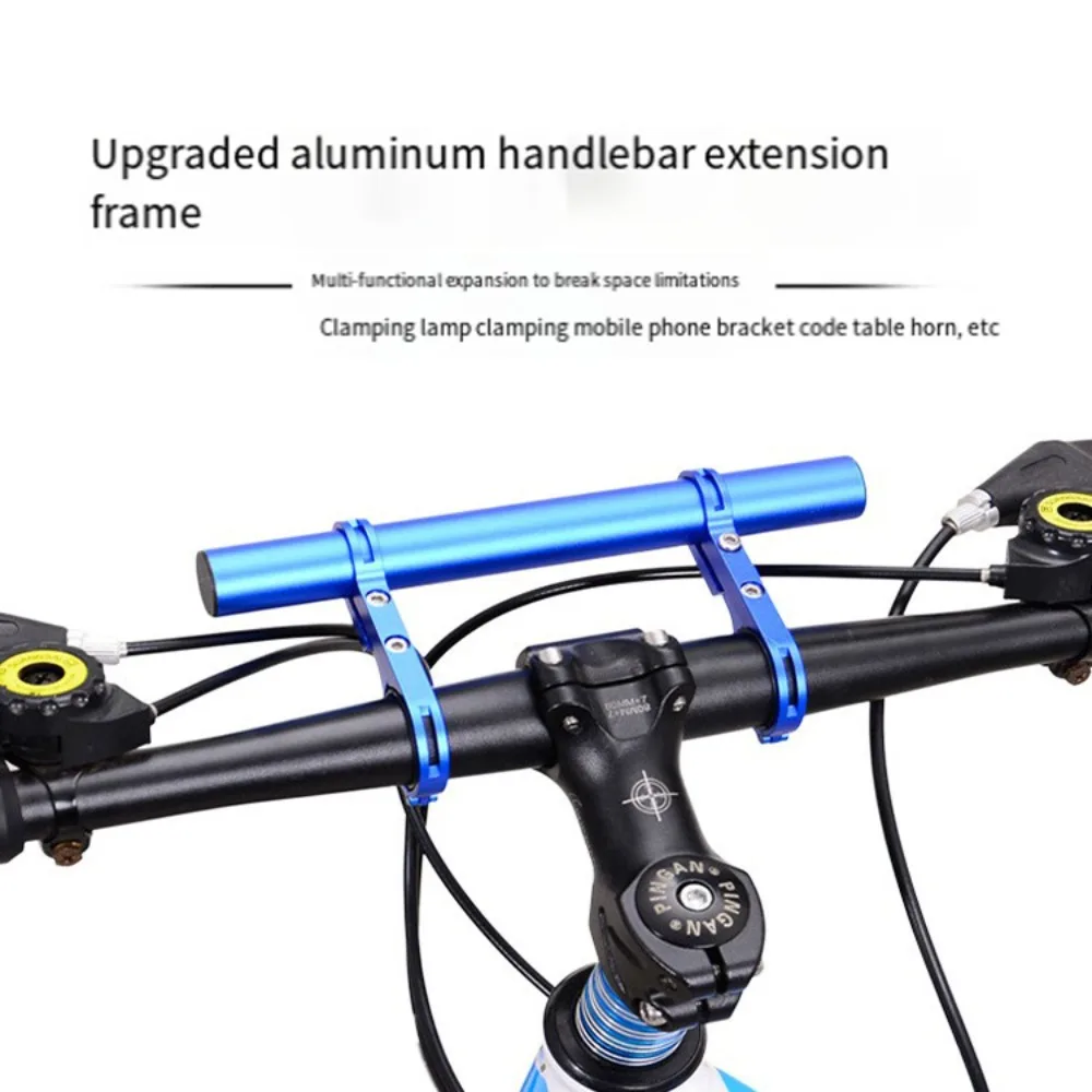 1 Set Extension Bike Riser Adapter Extender Holder Holder Aluminum Alloy Clamp Bicycle Handlebar