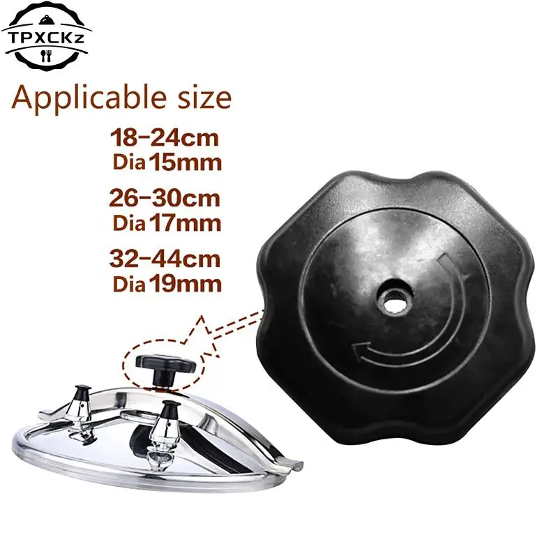 Cooker Knobs Pressure Pan Cooker Steamer Sauce Pot Replacement Handle Button Screw Explosion Proof Button Cookware Accessories