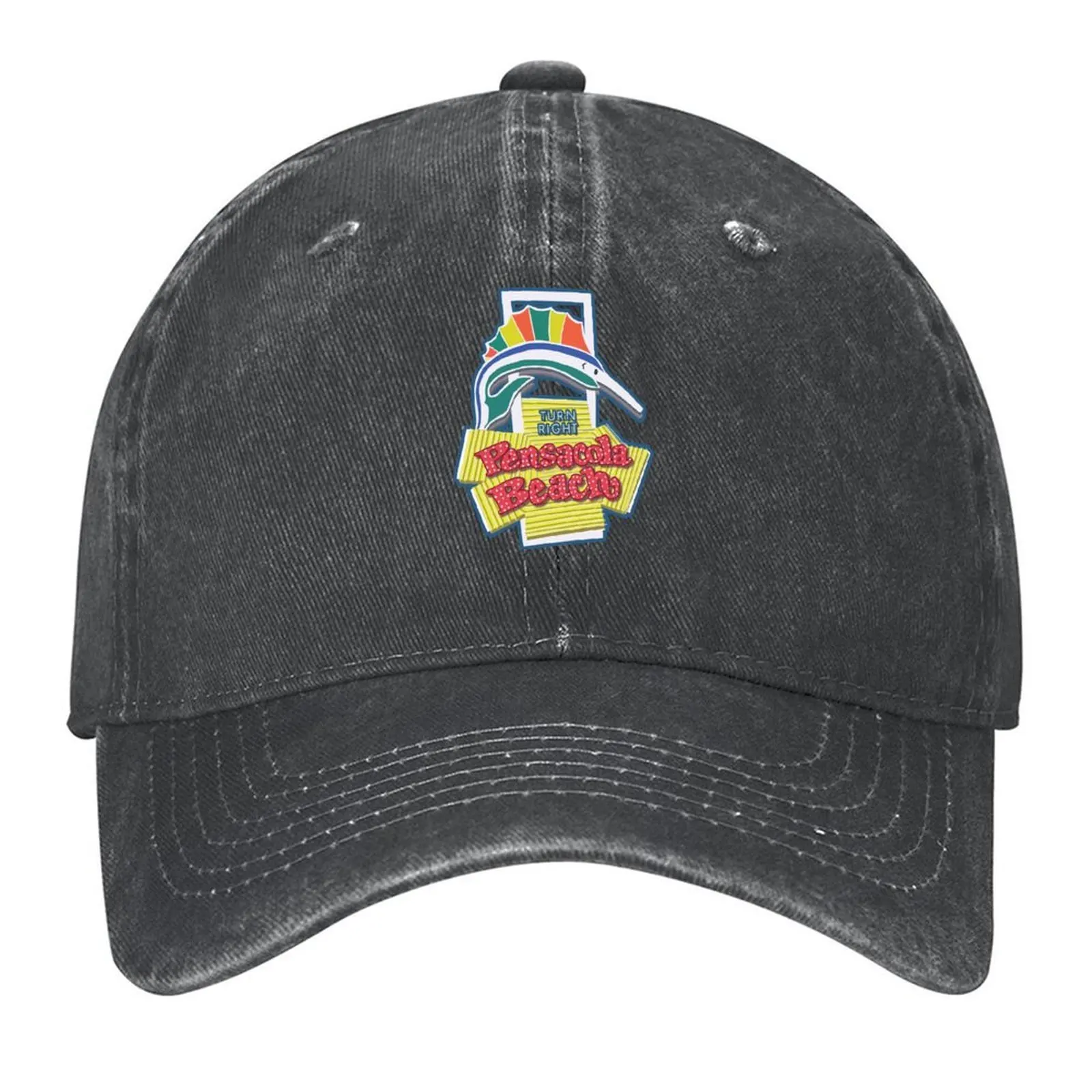 

Pensacola Beach sign Baseball Cap |-F-| party Hat Sun Hat For Children funny hat Elegant Women's Hats Men's