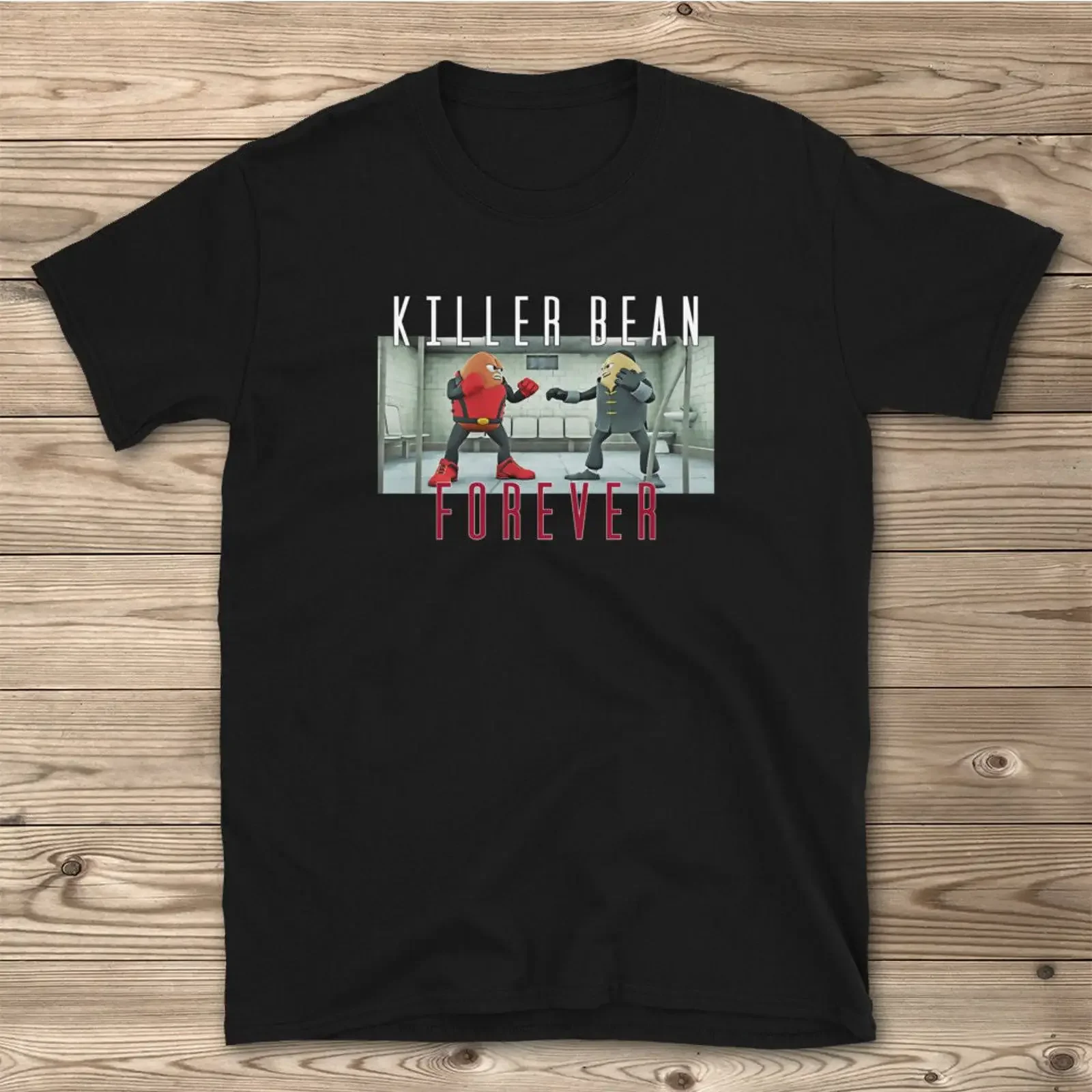 Killer Bean Forever Jet vs T Shirt Official Merch Men amp 39 s  vintage Washed Breathable Slightly Unisex Stylish graphic