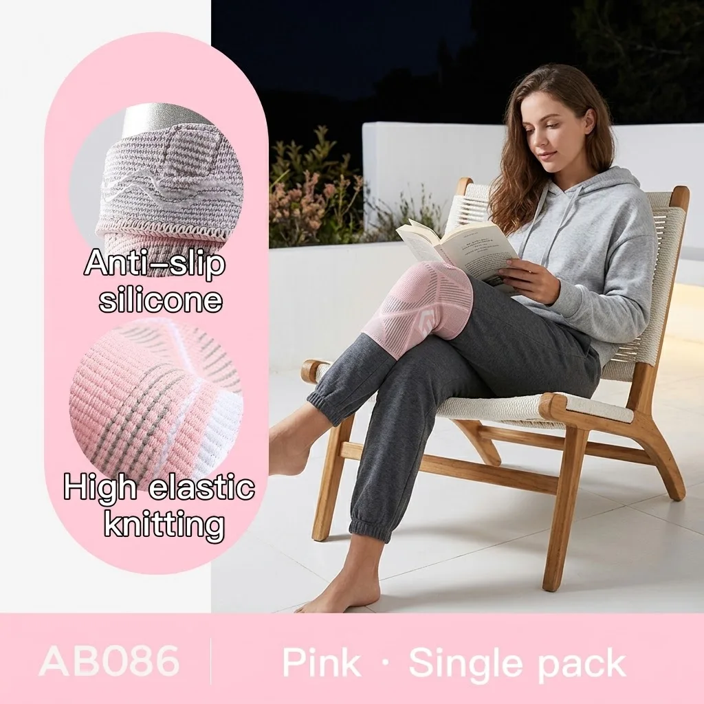 VILICO Sports Knee Pads, Breathable Knit, Non-Slip, Suitable for Men and Women, Ideal for Playing Basketball Outdoors