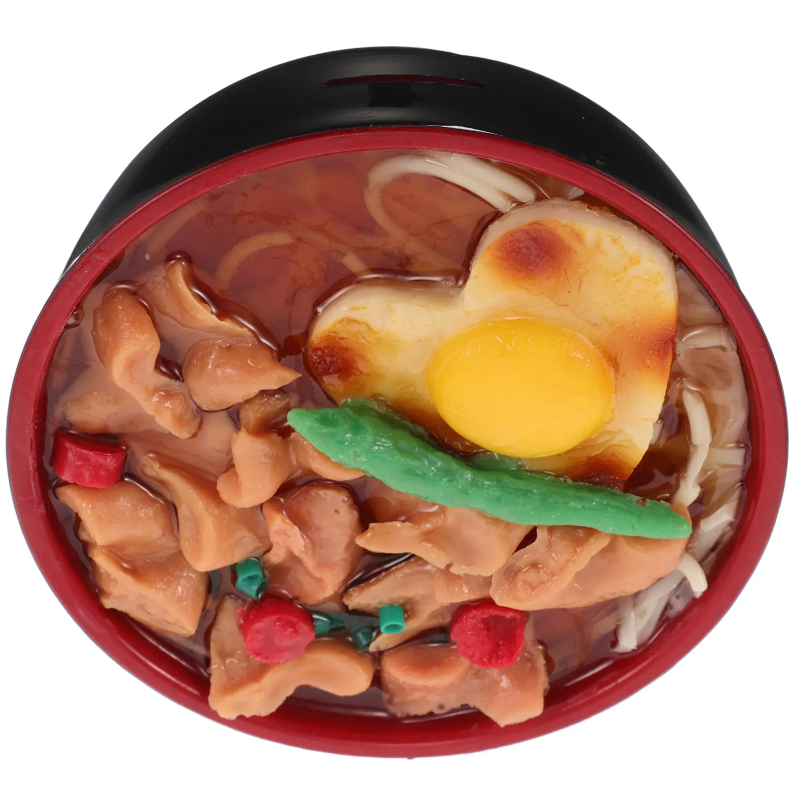 Lifelike Ramen Bowl Piggy Bank Realistic Food Savings Box Home Party Decoration Coin Container Piggy Bank for Home
