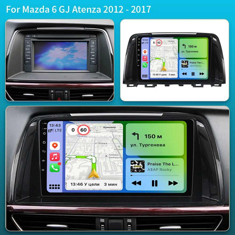 Android 16 для Mazda 6 GJ Aten – обзор и цена Photograph Mp3