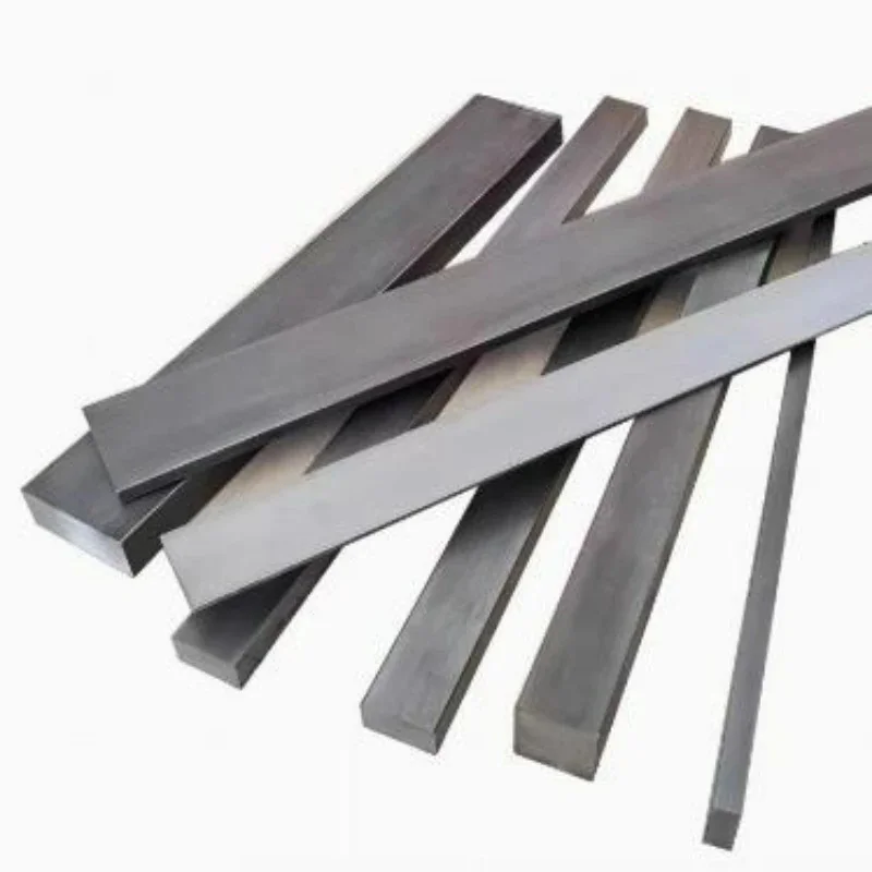 45 No.Steel 1045 C45 S45C Steel Cold Drawn Flat Bar 500mm, 6-12mm Thick 8-25mm Wide, CNC Machining Stock Custom Cut