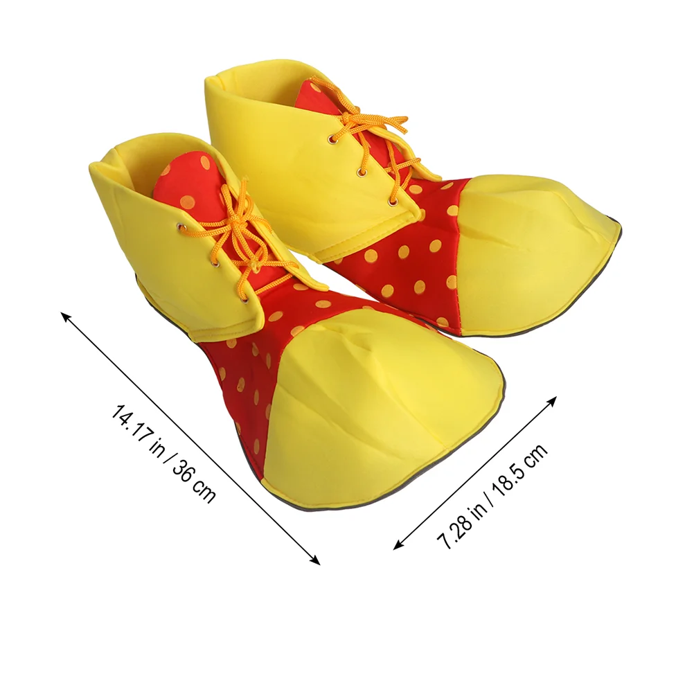 광대 신발 성인 남성 여성 할로윈 의상 성인을위한 여왕 액세서리 Aldult