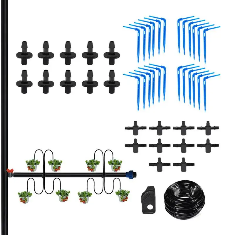 

Irrigation System For Garden Automatic Garden Irrigation Kit Outdoor Irrigation System For Greenhouses Parks Lawns Long-Lasting