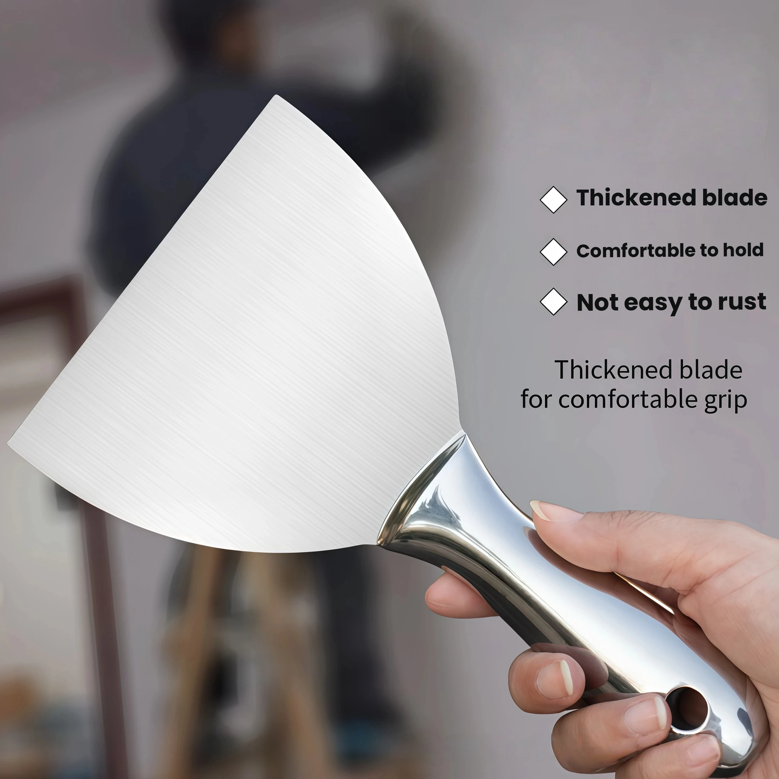 Integrated scraper cleaning tool, putty scraper, cleaning scraper, ash scraper, stainless steel paint putty scraper, batch knife