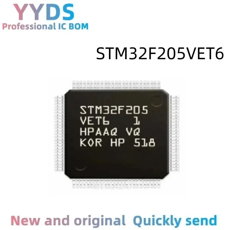 STM32F205VET6  Original STM STM32F STM32F205 STM32F205VE STM32F205VET MCU LQFP-100