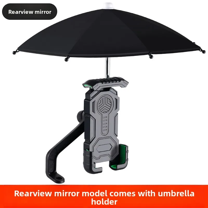 

Electric Vehicle Rearview Mirror Phone Mount Motorcycle Bicycle Scooter Handlebar Navigation Holder Adjustable 360 Degree Stand!
