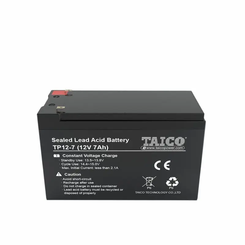 1pce TP12-7 UPS Solar Battery 12v 7AH Chargeable