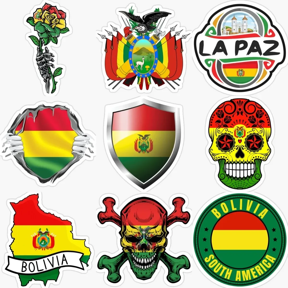 Bolivia Bol Skull F…