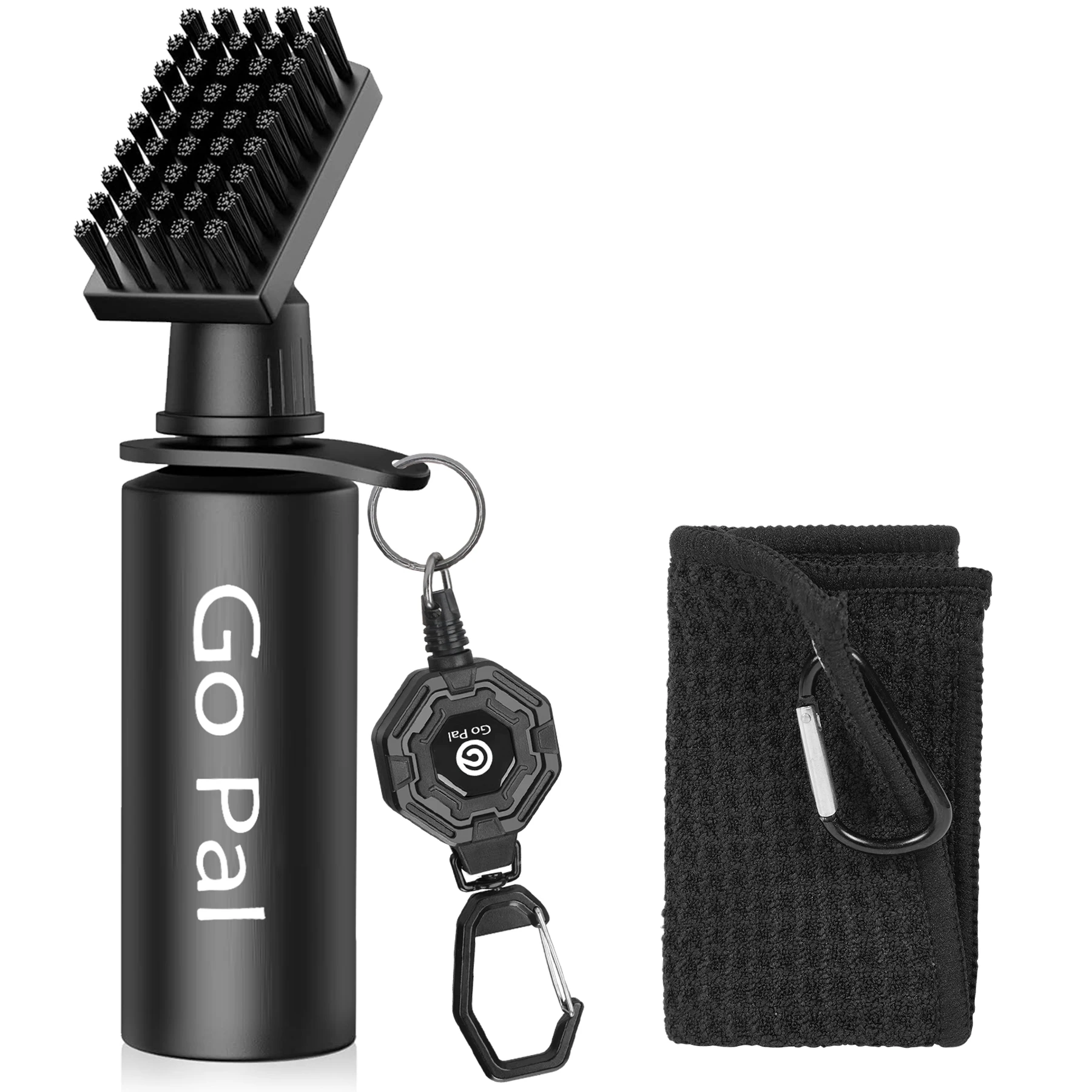Golf Clean Brush Portable Golf Club Groove Brush With Push Type Water Bottle Water Brush Golf Clubs Cleaning Golf Accessories