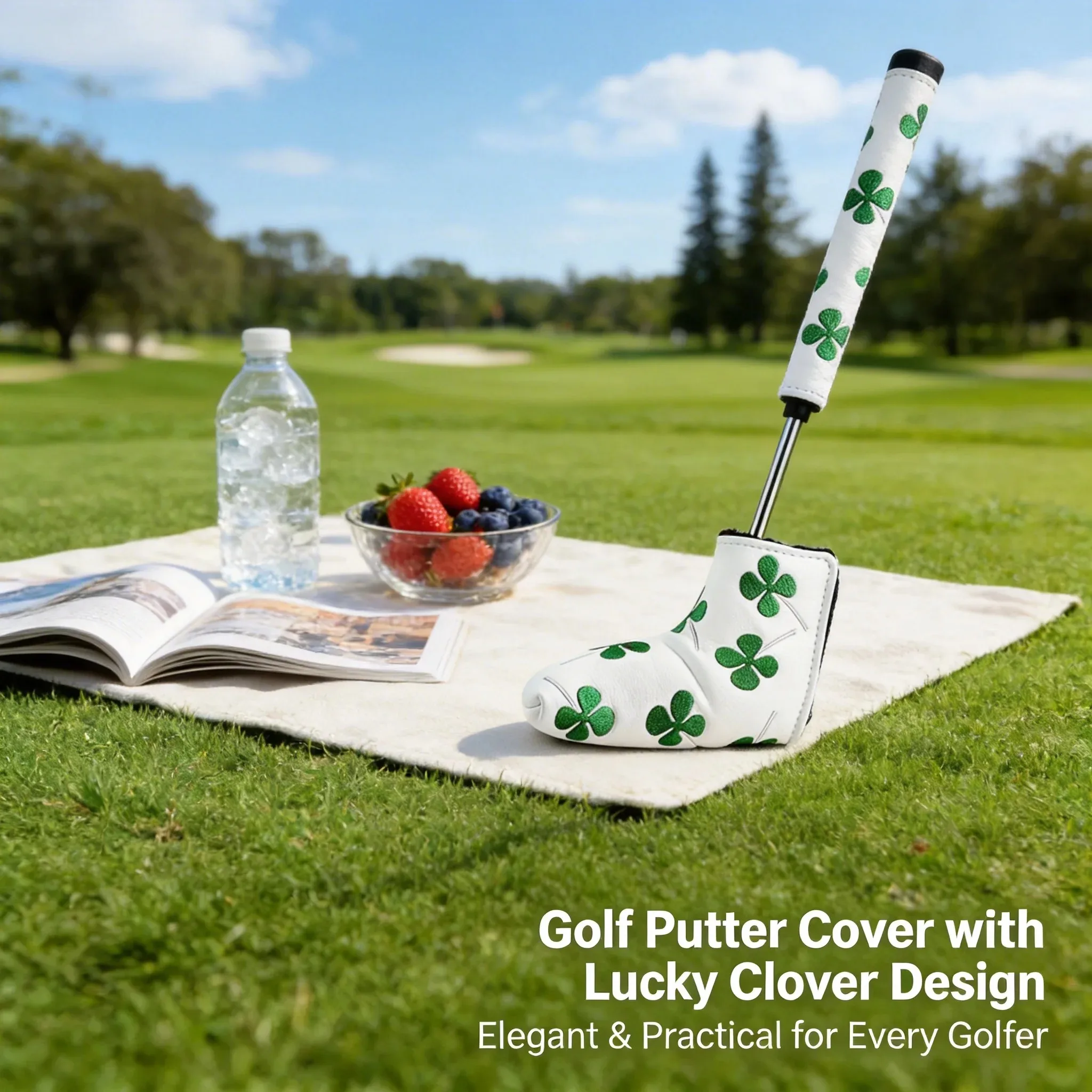 

Golf Head Covers Putter Cover Protective Embroidered Neck Gift Value Cobra Universal Scott Edward Driver Set Club Iron Headcover