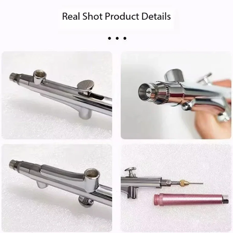 Airbrush Spray Gun Pen 0.3mm Nozzles Single Action Portable for Model Cake Nail Car Painting Beauty Inkjet