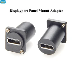 D Type Displayport Panel Mount Adapter DP1.2 4k@60hz Displayport Female to Female Coupler DP Pass through Modular Connector