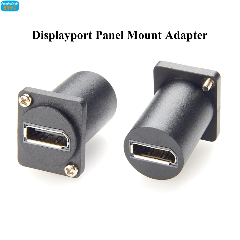 Adapter do montażu panelowego Displayport typu D DP1.2 4k@60hz Łącznik Displayport żeński na żeński DP Przejściowe złącze modułowe