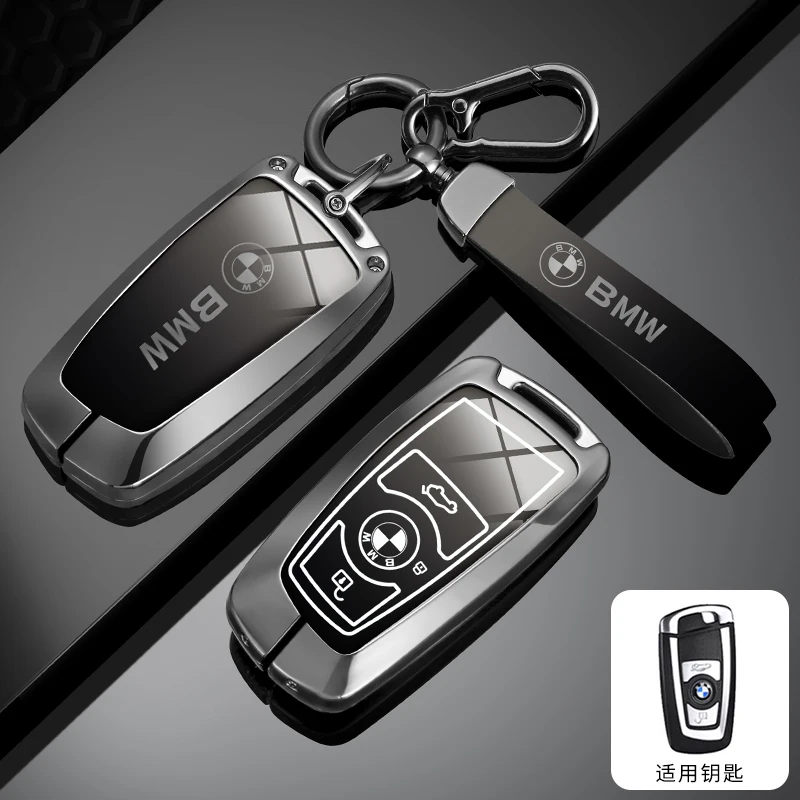 

Car Key Case Cover Shell Key Case Keychain for BMW 1 3 5 7 Series X1 X3 X4 X5 F10 F15 F16 F20 F30 F18 F25 M3 M4 E34 Accessories