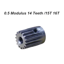 0.5 Modulus 14 Teeth Spur Gear 15 Teeth 16 Teeth 3MM Hole Diameter 40cr Hardening and Tempering Gear 0.5M 14T 15T 16T