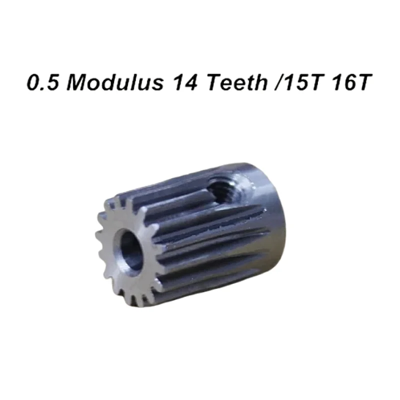 0.5 Modulus 14 Teeth Spur Gear 15 Teeth 16 Teeth 3MM Hole Diameter 40cr ...
