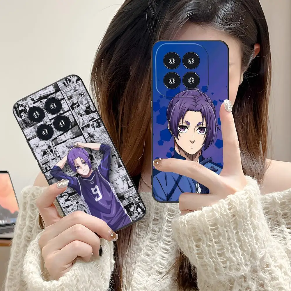 

Чехол для телефона Blue Lock Reo Mikage для Xiaomi 15 14 13 12 Mi 11 T Ultra Lite Pro S X 5G с цветным принтом, роскошный чехол, красивый чехол