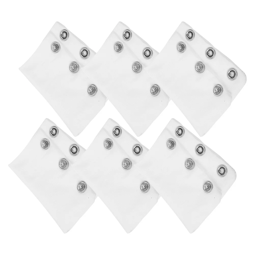 

6pcs Baby Bodysuit Extender For Infant Romper Cotton Jumpsuits Snap Adjustable Growth Easy Wear Versatile Use Alloccasion Fit
