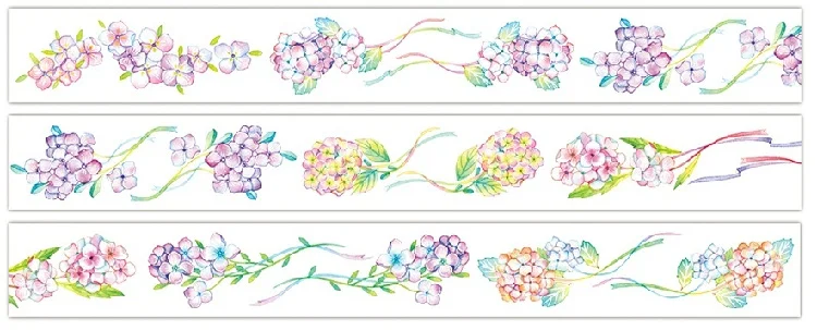 1 Loop Size Paper Tape Ribbon Song Hydrangea Jellyfish Crystal Pearl Flower Chain Believer Angel
