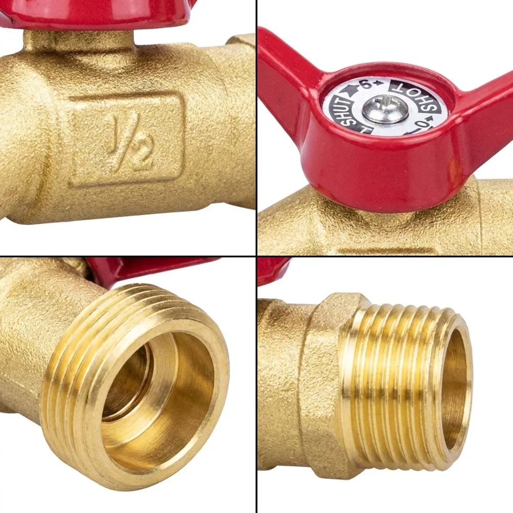 Brass Quick-Connect Spigot Valve Designed for For outdoor Installation with NPT Threading for Standard Hose Compatibility