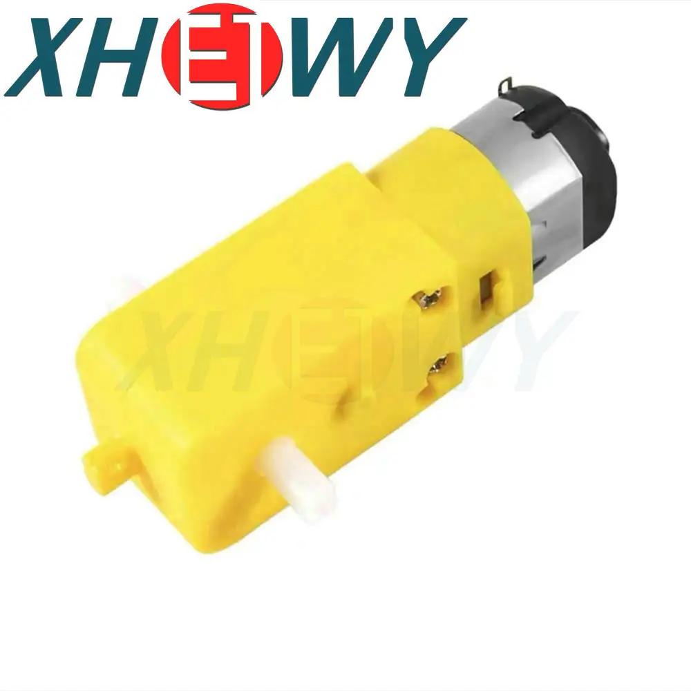 DC Desaceleração Motor TT Motor, forte magnético anti-interferência, chassi de carro inteligente, tração nas quatro rodas, DC3V-6V, 1Pc