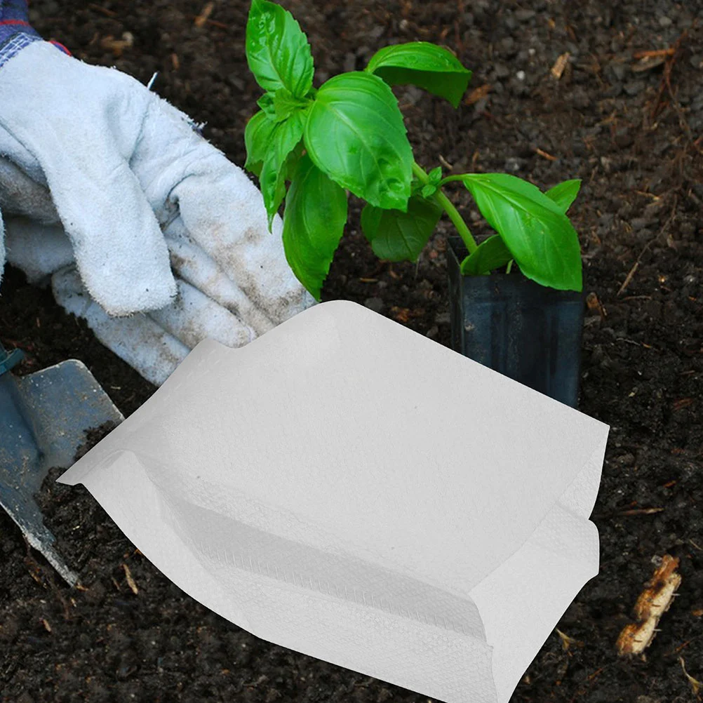 

100Pcs Planting Bags Nonwoven Durable Breathable Nursery Pots Fabric Grow Bags for Vegetables Flowers Herbs Mushroom Cultivation