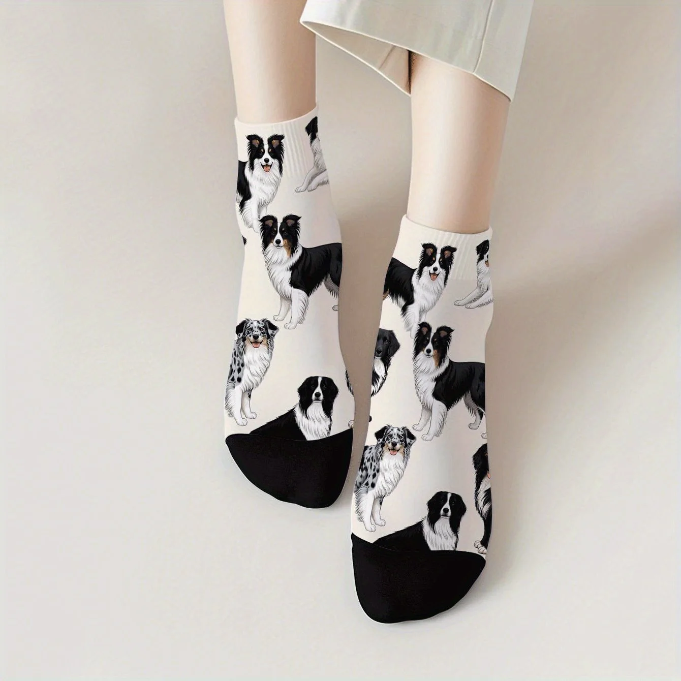 Men Featuring a Collection of Cute Dogs Fun And Adorable Socks Perfect for Summer Sports These Socks Make Great Gifts